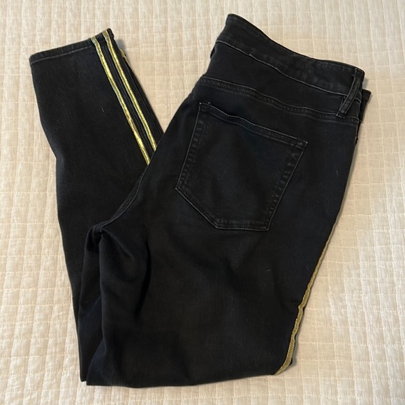 LOFT Denim - Loft PLUS, Black Modern Skinny Jeans, size 16